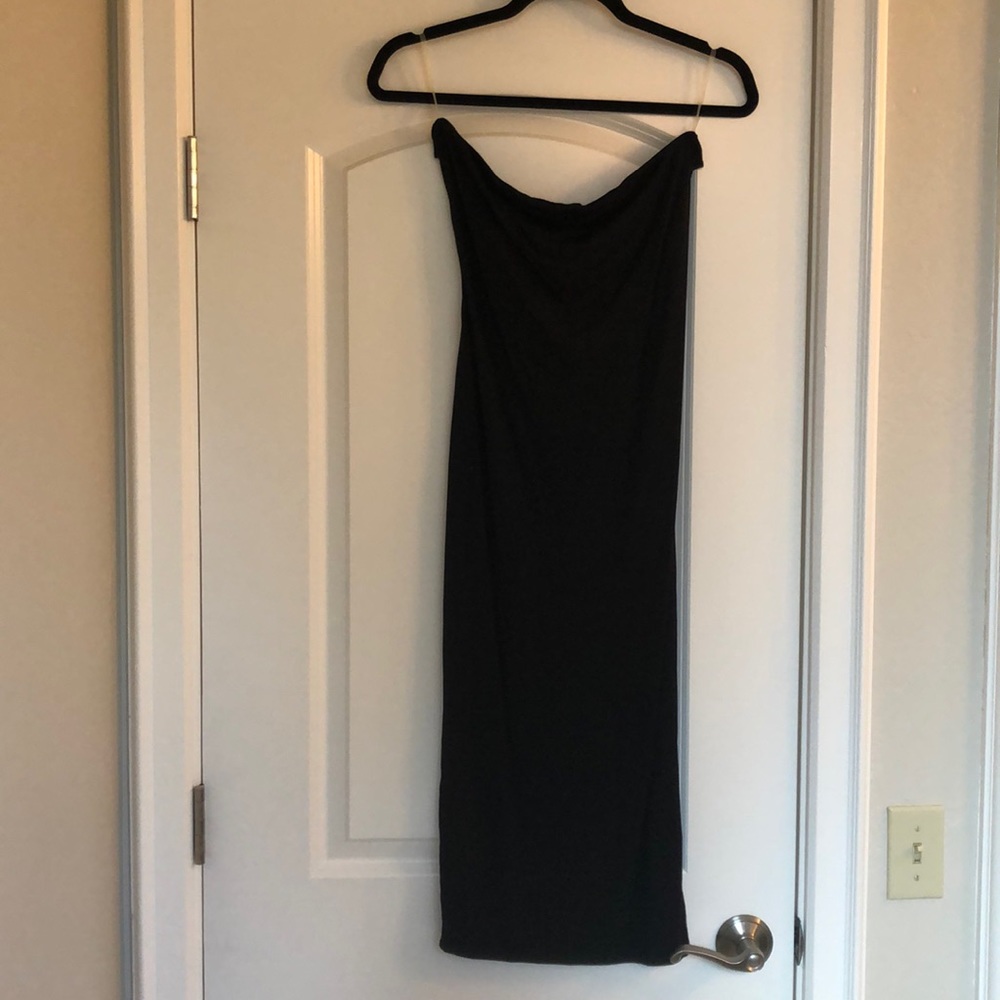 Rachel Pally Adelaide Dress black jersey material